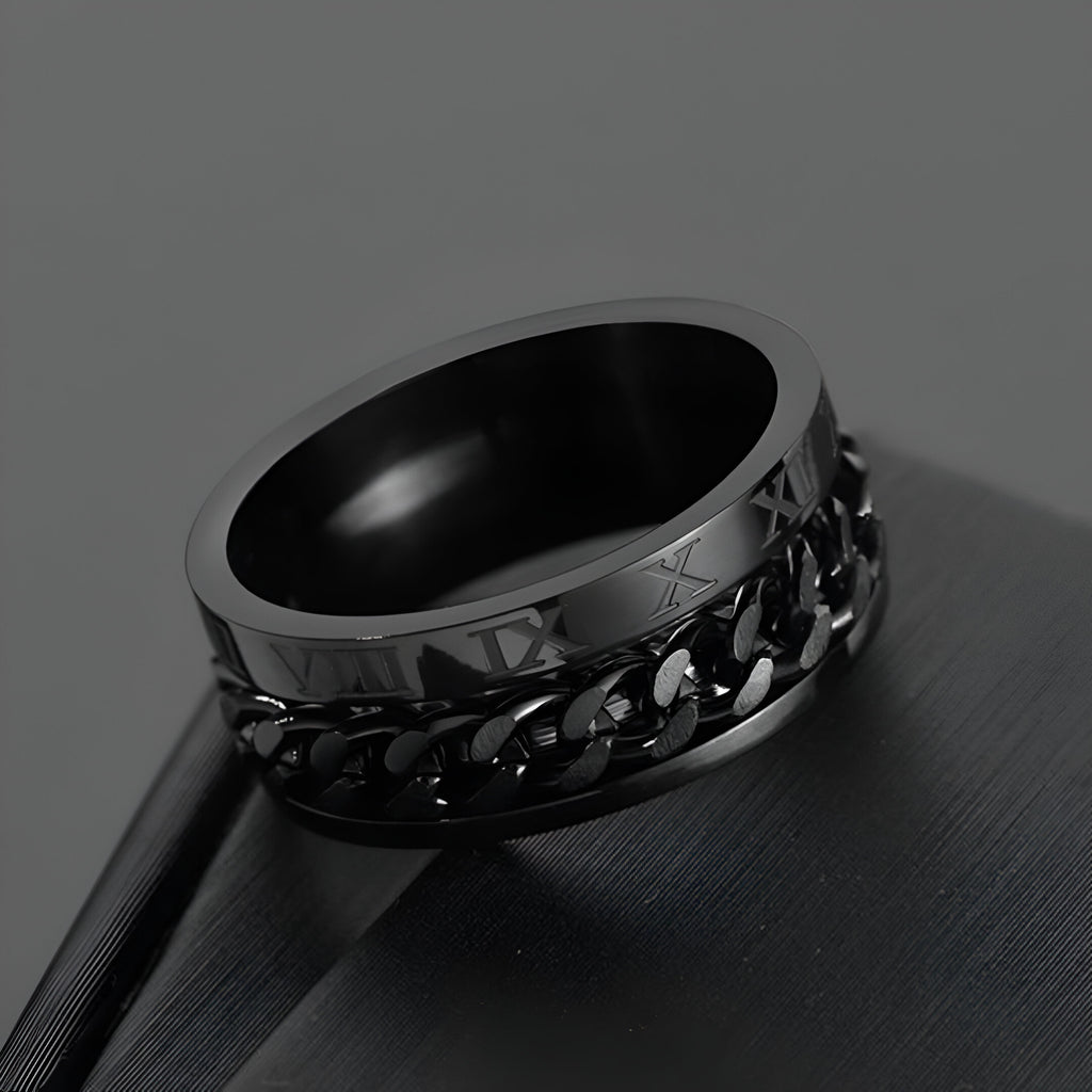 ANELLO CON CATENA GOLDGREYMON - ROMAN NERO