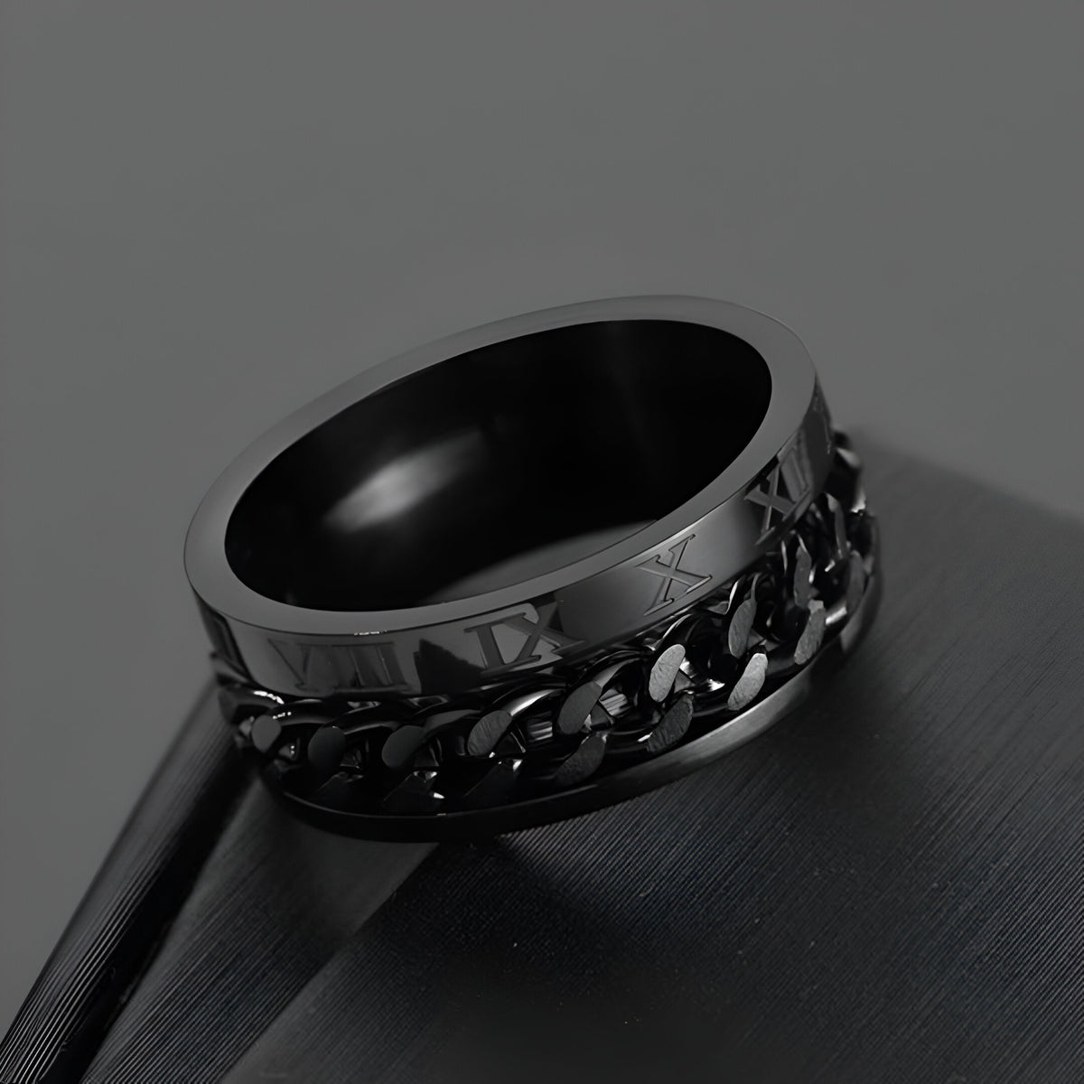 ANELLO CON CATENA GOLDGREYMON - ROMAN NERO