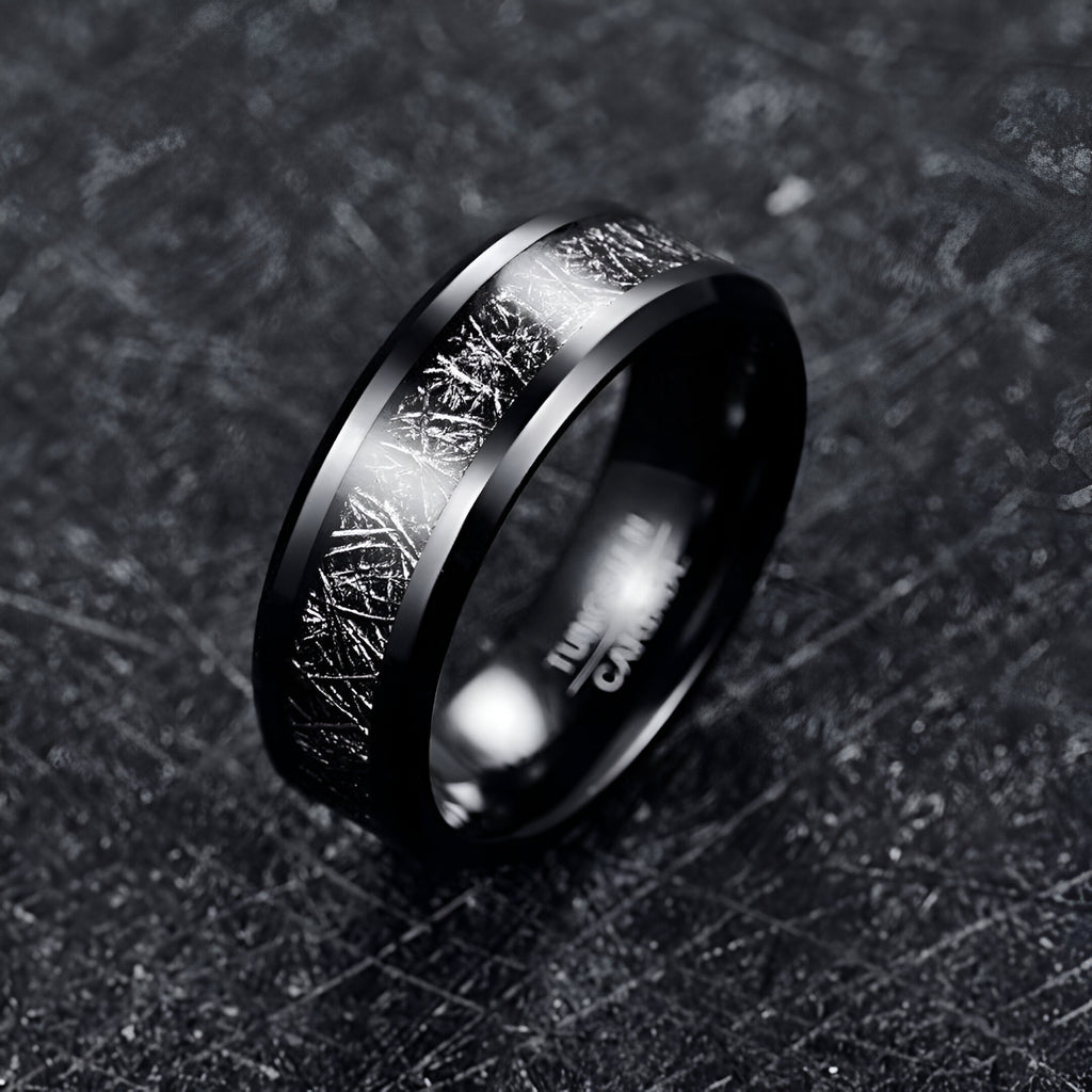 ANELLO DI METEORITE GOLDGREYMON - NERO