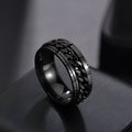 ANELLO CON CATENA GOLDGREYMON - NERO