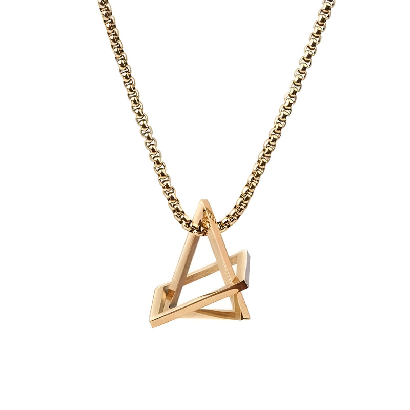 COLLANA GEOMETRICA ORO GOLDGREYMON