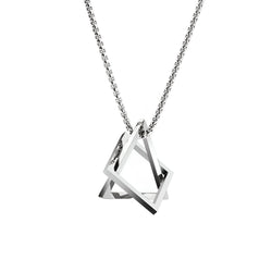 COLLANA GEOMETRICA GOLDGREYMON ARGENTO